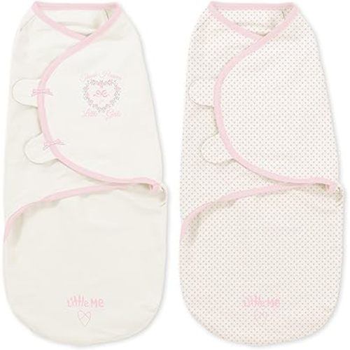 Little Me Original Swaddle 2-PK Thank Heaven for Little Girls (SM)