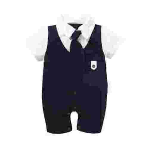 Gerichy Baby Boys Gentleman Romper One Piece Short Sleeve Bowtie Outfit Formal Wear Tuxedo Suit