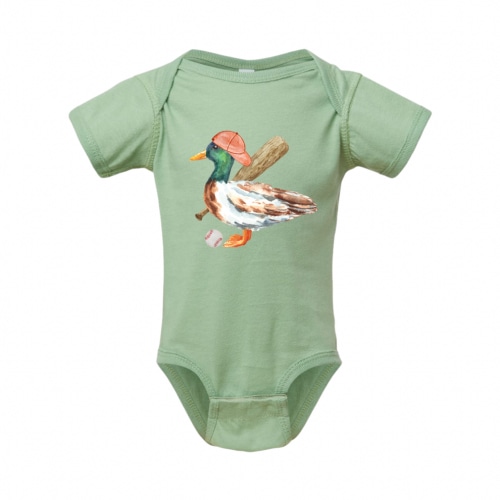 Baseball mallard duck