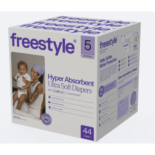 Freestyle Baby Diapers, Size 1, 68 Count
