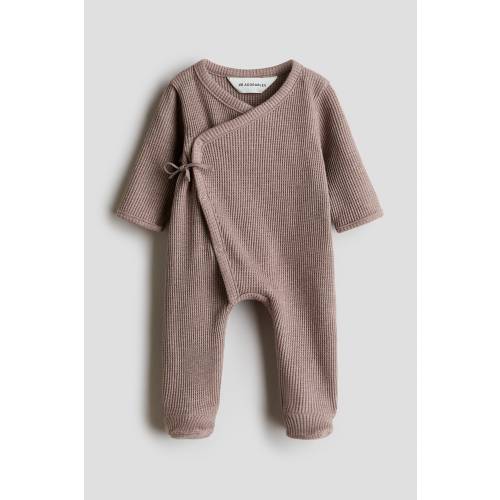 WAFFLED COTTON JUMPSUIT
