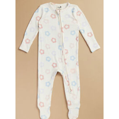 Gabby Floral Daisy Footie in Multi | Tullabee