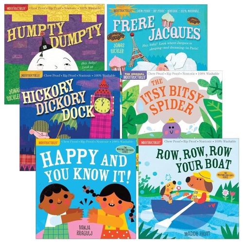 Indestructibles Classic Nursery Rhymes - Set of 6