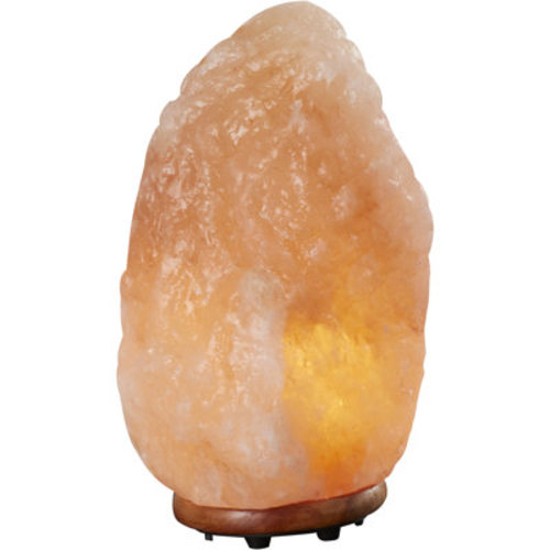 Dakota Fields Himalayan Glow Salt Lamp with Wooden Base - 6 Lbs | Wayfair