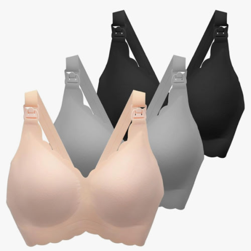 Nursing Bras for Breastfeeding, Seamless Ultra Comfort Maternity Bra, Natural Shape Pregnancy Bras for Women