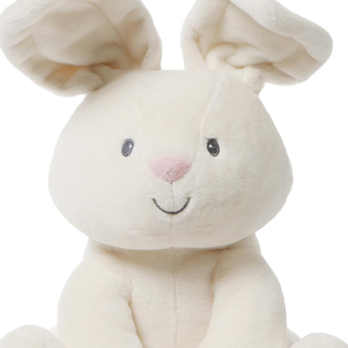 GUND Baby Flora The Bunny Animated Plush, Singing Stuffed Animal Toy for Ages 0 and Up, Cream, 12" (Styles May Vary)