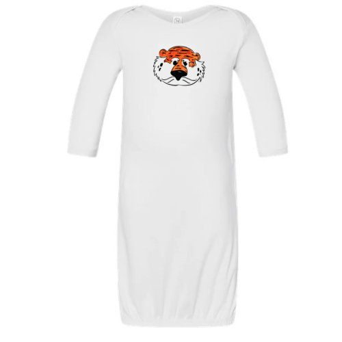 The Aubie Head | Baby White Layette – Scarlet & Gold