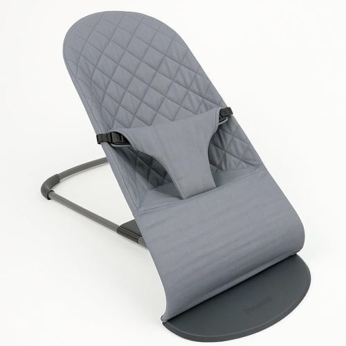 Fabric Seat for Bouncer - Compatible with Baby Bjorn Bouncer - Dense, Wear-Resistant, Skin-Friendly Cotton - Replacement Covers ONLY, Gray