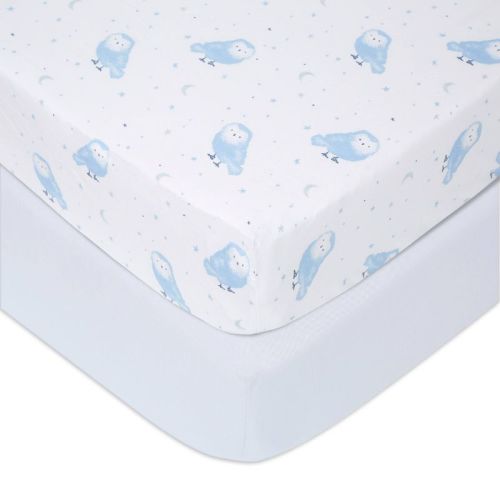 aden + anais Essentials Cotton Poplin Sheets Alphabet Animals - 2pk