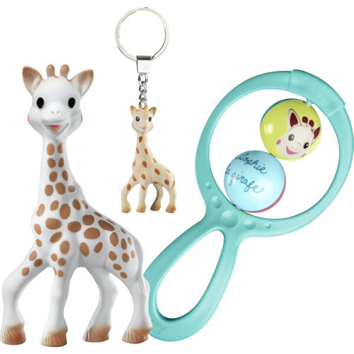 Il Était Une Fois Giraffe Gift Set, Blue - Sophie la Girafe | Maisonette