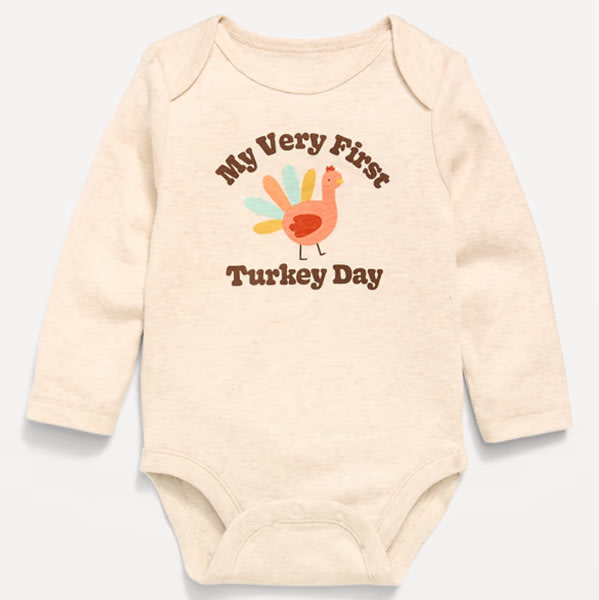My First Turkey Day Bodysuit for Baby