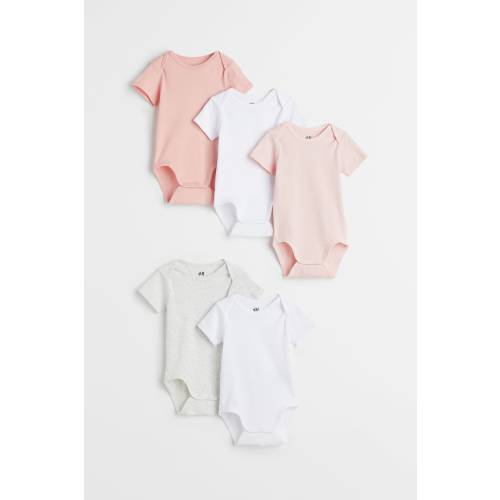 5-PACK COTTON BODYSUITS