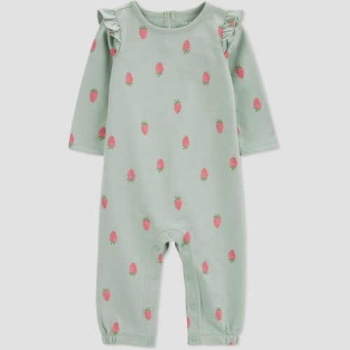 Carter's Just One You®️ Baby Girls' Floral Jumpsuit - Mint 3M