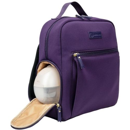 Sarah Wells Fifi Mini Breast Pump Bag – 13" Neoprene Backpack for Wearable Pumps – Insulated, Lightweight, Washable