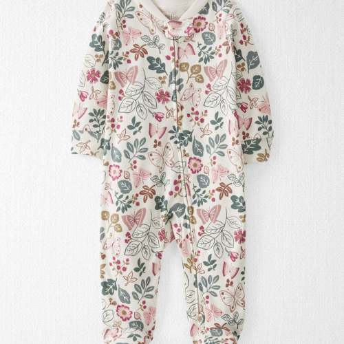 Botanical Butterfly Print Baby Organic Cotton Sleeper | Carter’s Oshkosh Canada