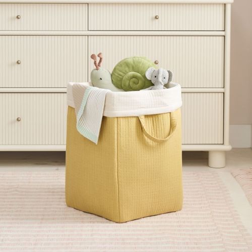 Foldover Quilted Hamper