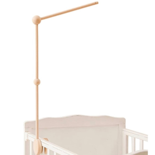 Baby Crib Mobile Holder - Wooden Mobile Arm for Crib,Crib Mobile Arm,Mobile Crib Hanger (Wooden Arm)