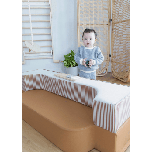 Transformable Vegan Leather Kid Sofa - Shades of Day