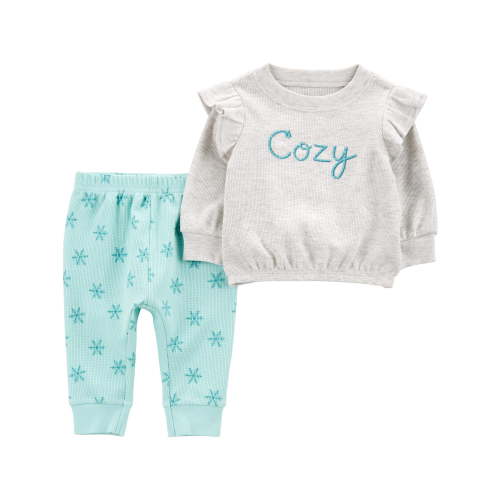 Carter's Child of Mine Baby Girl Outfit Set, 2-Piece, Sizes 0/3-24 Months