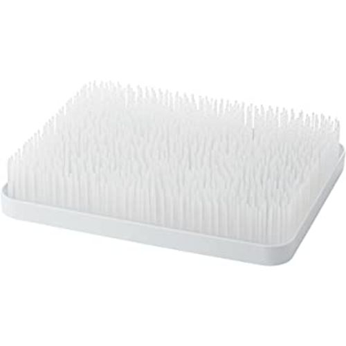 Boon Lawn Countertop Baby Bottle Drying Rack - White - Bottle Rack and Organizer - Baby Feeding Essentials - 13.5 x 11 x 2.5 - 1 Count