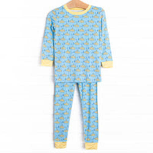 Submarine Sailor Bamboo Pajama Set, Blue – Stitchy Fish