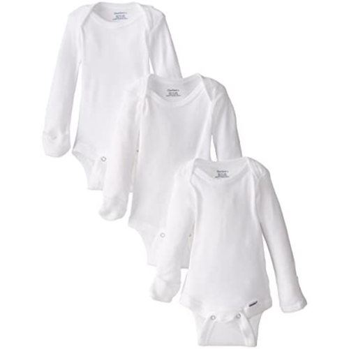 Gerber unisex-baby Multi-pack Long-sleeve Onesies Bodysuit Mitten Cuff Sizes