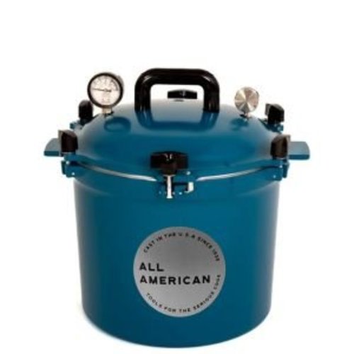 All American 1930 No.921 Pressure Canner & Cooker 21.5 Qt | Berry Blue