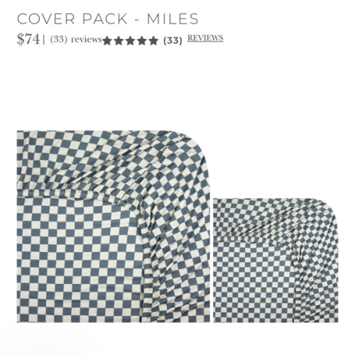 Crib Sheet + Changing Pad Cover Pack - Miles – Lou Lou & Company