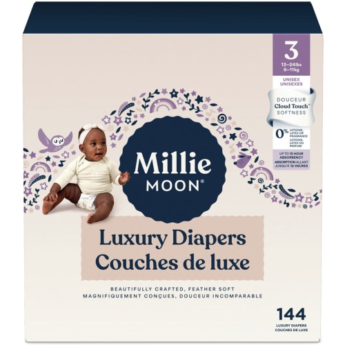 Luxury Diapers, Size 3, 144 Count