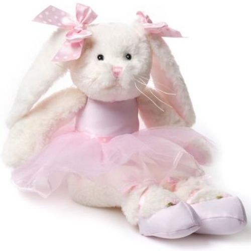 Bearington Lil' Bunny Ballerina 15 Inch Stuffed Bunny - Plush Bunny - Ballerina Stuffed Animals, Pink, For Ages 1-14