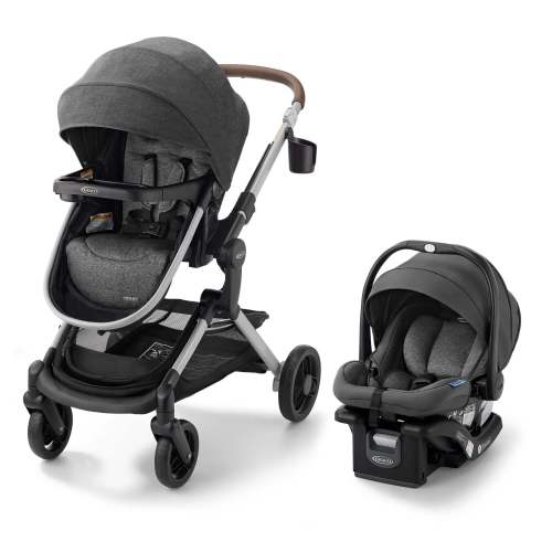 Modes Nest Travel System - Gray/Black