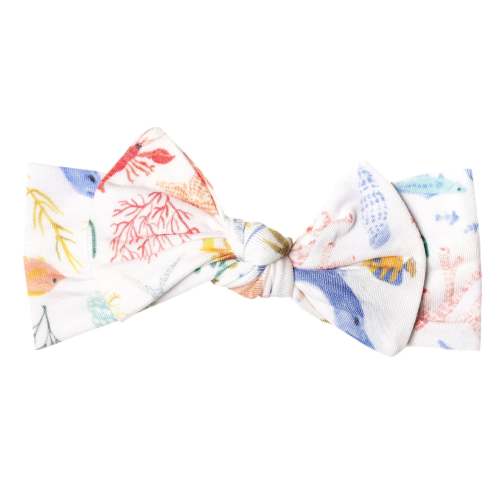 Knit Headband Bow - Nautical