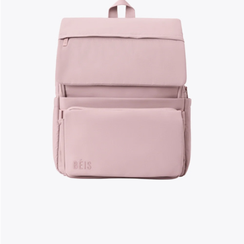BÉIS 'The Ultimate Diaper Backpack' in Atlas Pink - Best Pink Backpack Diaper Bag