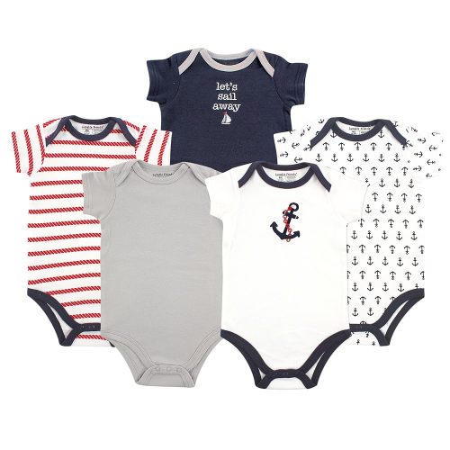 Luvable Friends Baby Girls' Cotton Bodysuits