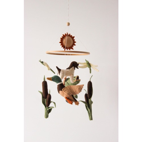 Hunting baby mobile, bass fishing mobile, duck hunting mobile