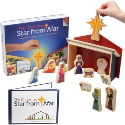 Star From Afar The Christmas Advent Calendar and Playset - 13 Piece Christmas Nativity Playset for Kids - Great Christian or Catholic Gift for