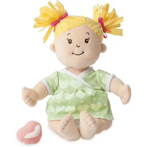 Manhattan Toy Baby Stella Blonde Soft First Baby Doll for Ages 1 Year and Up, 15"