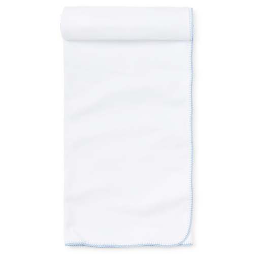White/Blue New Premier Basics Blanket