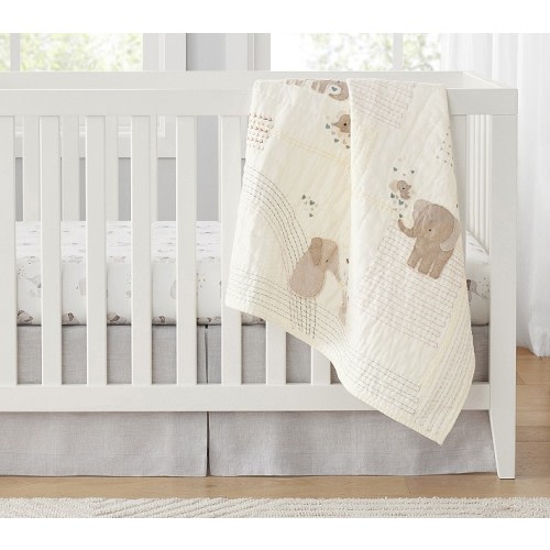 Ellis Elephant Baby Quilt | Pottery Barn Kids