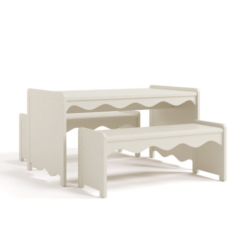 Storkcraft Casablanca Deluxe Montessori Indoor Kids Table And Bench Set & Reviews | Wayfair