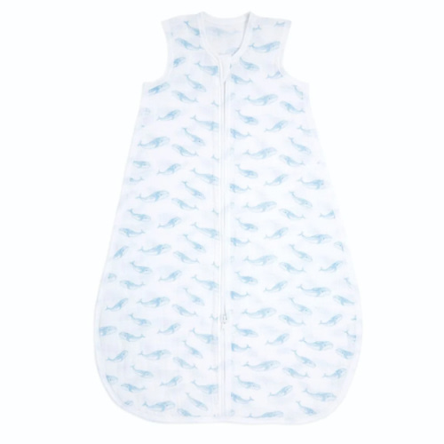 Organic cotton light sleep sack TOG 1.0 oceanic | aden + anais
