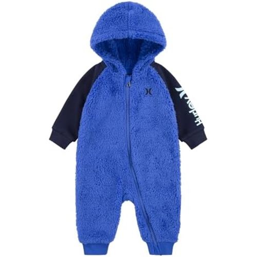 Hurley Baby Boy's Long Sleeve Hooded Coverall