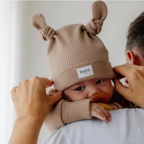Double Knot Beanie - Chocolate