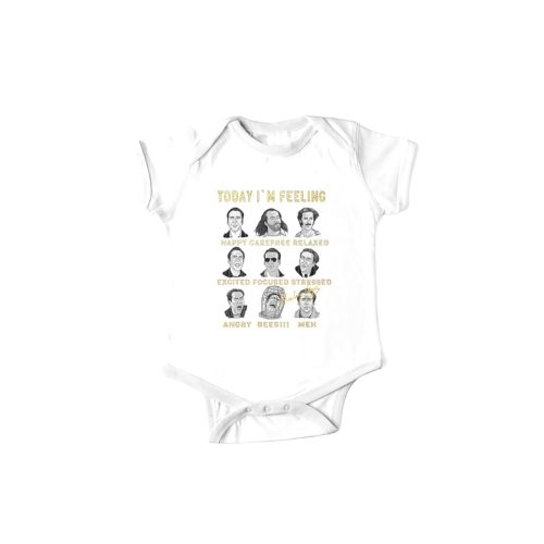 One-Piece Nicholas Bodysuit Cage Kids Nicolas Outfits Nick Boy Nic Girl Infant Baby Onesie Gift For Grandkids Daughter Son