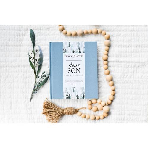 Dear Son: Baby Memory Book and Prayer Journal | Baby Shower Gift for New Mom | Christening or Baptism Gift | Baby Boy Scrapbook Album