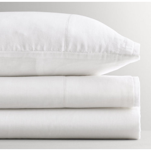 Ultra-Fine Organic Cotton Solid Crib Fitted Sheet | RH Baby & Child