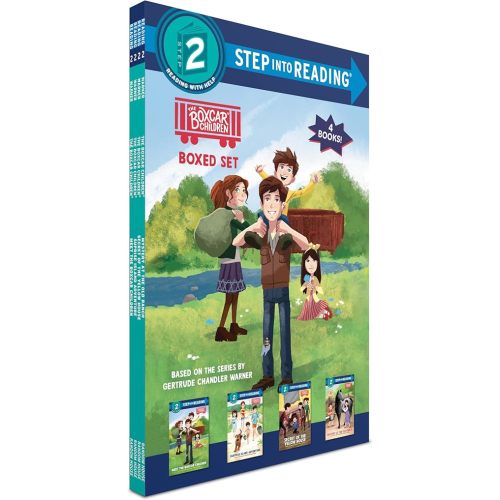 Boxcar Children Step into Reading Boxed Set #1: Meet the Boxcar Children; Surprise Island Adventure; Secret of the Yellow House;and Mystery at the Old Ranch Paperback – October 21, 2025