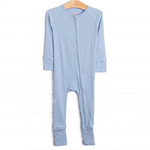 Blue Sky Bamboo Zippy Pajama, Blue – Stitchy Fish
