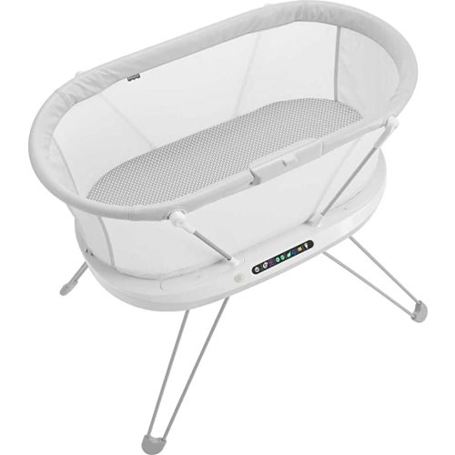 Fisher-Price Luminate Bassinet – Customizable Bedside Crib with Music, Lights, Vibrations, and Sound Detection for Newborns and Infants