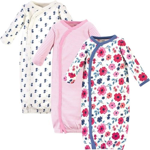 Touched by Nature Baby Girls' Organic Cotton Kimono Gowns